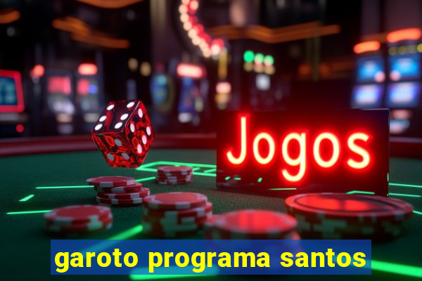 garoto programa santos